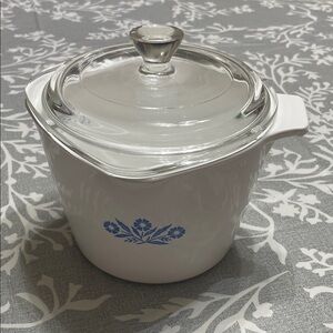 Corning Ware Sauce Maker Blue Cornflower-1 Qt Saucemaker